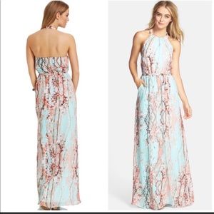 Jessica Simpson Cherry Blossom Maxi Dress